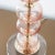 Clear Murano Glass Table Lamp with Pink Balls, Italy For Sale - Image 6 of 11