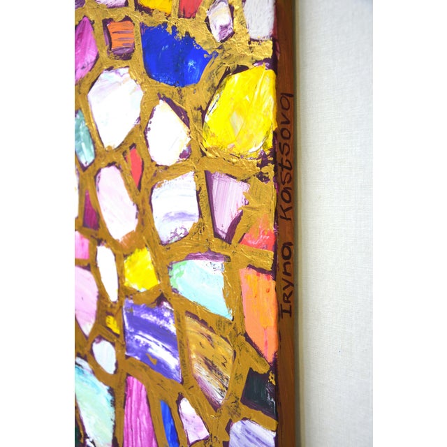 Contemporary Stones in Gold 3.Original Contemporary Painting by Iryna Kastsova For Sale - Image 3 of 12