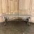 Mid 20th Century Mid-Century French Painted Oak and Wrought Iron Dining Table For Sale - Image 5 of 13