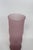 Mid-Century Modern Purple Frosted Glass Vase Vintage Bamboo Hooped Mid Century Modern Style 4746b For Sale - Image 3 of 11