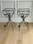 Vintage Sculptural Wrought Iron Ivy Leaf Glass-Top Side Tables by Scully & Scully – Pair For Sale - Image 4 of 10