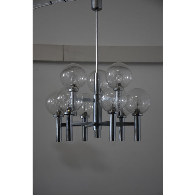 Metal Mid-Century Modern Sputnik Lamp from Sölken Leuchten, 1970s For Sale - Image 7 of 11