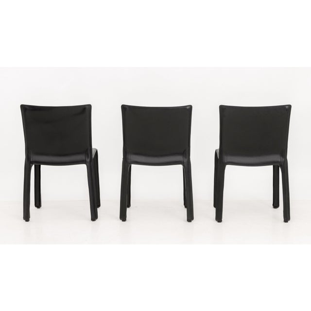 Set of Six Mario Bellini for Cassina "Cab 412" Side Chairs For Sale - Image 14 of 14