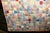 Antique 1930s Yo Yo Quilt Coverlet | Depression Era Feed Sack Fabrics | 49x72 | Cottagecore Folk Art Textile For Sale In Washington DC - Image 6 of 13