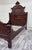 Antique Full Size Monumental Victorian Renaissance Revival Walnut Burl Wood Bed For Sale - Image 4 of 9