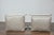 Pair of 1920s Continental Upholstered Ottomans with Carved S-Scroll Bases For Sale - Image 10 of 11