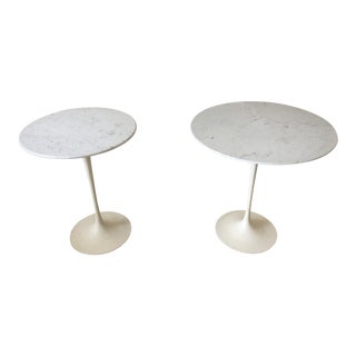 Eero Saarinen for Knoll Tulip Tables - A Pair For Sale