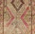 1920s Early 20th Century Antique Khotan Rug With Paired Diamond Medallions in Wine Red For Sale - Image 5 of 8