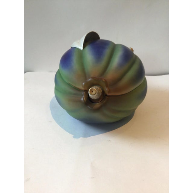 Blue Oggetti Mangani Ceramic Soup Tereen For Sale - Image 8 of 12