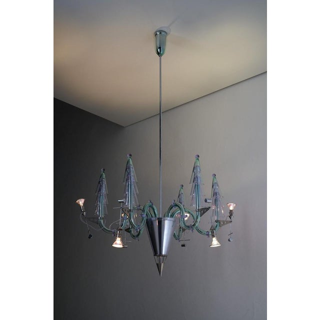 Murano Glass Chandelier by Gian Paolo Canova & Carlo Moretti, 1988 For Sale - Image 3 of 18