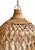 Woven Grass Skirt Boho Coastal Pendant Light For Sale - Image 4 of 9