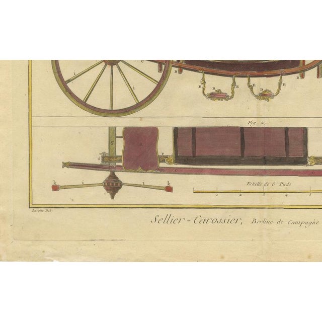 Blue Antique French Four-Door Berlin Carriage, 1771 For Sale - Image 8 of 11