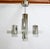 Gaetano Sciolari Modernist Metal Chandelier attributed to Gaetano Sciolari, Italy, 1960s For Sale - Image 4 of 13