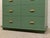 Wood Olive Green Mid-Century Highboy Dresser With Diamond Detail and Sculptural Pulls by Kent Coffey For Sale - Image 7 of 12