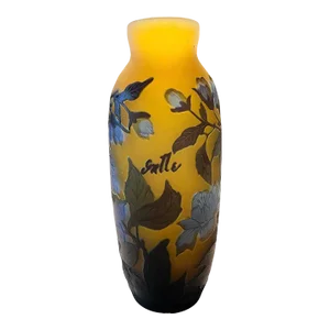 Mid 20th Century Art Nouveau Galle Style Cameo Vase