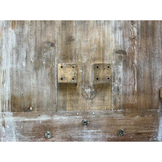 19th. C. Italian Tuscan Style Bleached Walnut Dining Table W/ Leaves For Sale - Image 9 of 15