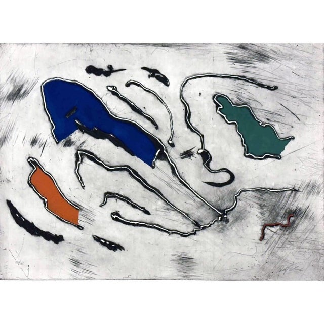Robert Jacobsen, A Season in Hell, Hand-Colored Copperplate For Sale - Image 3 of 3