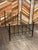 Design Plus Gallery presents a Full Size Iron Bed Frame. This antique iron bed frame is built with slender rod detailing...