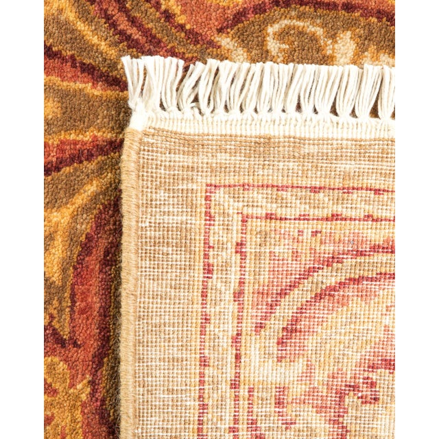 2010s Mogul Collection Hand-Knotted Runner - Pink 2' 7" x 9' 2" For Sale - Image 5 of 9