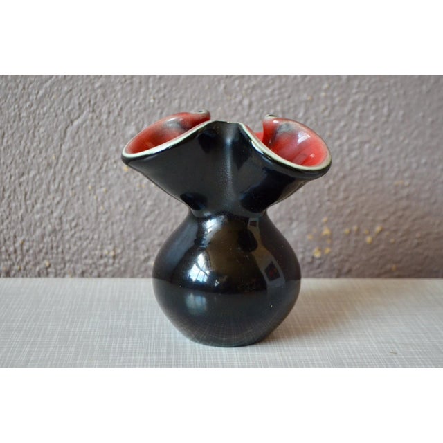 Mid-Century Ceramic Vase from Elchinger, 1950s For Sale - Image 9 of 10