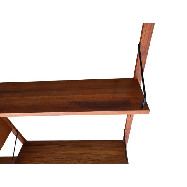 Poul Cadovius 1950 Poul Cadovius Design Wall Mounted Shelf Modular Royal System Teak Cado Unit For Sale - Image 4 of 17