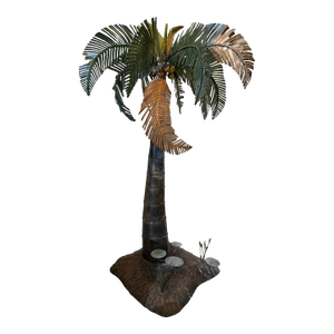 Vintage French Brass Palm Tree Maison Jansen Style
