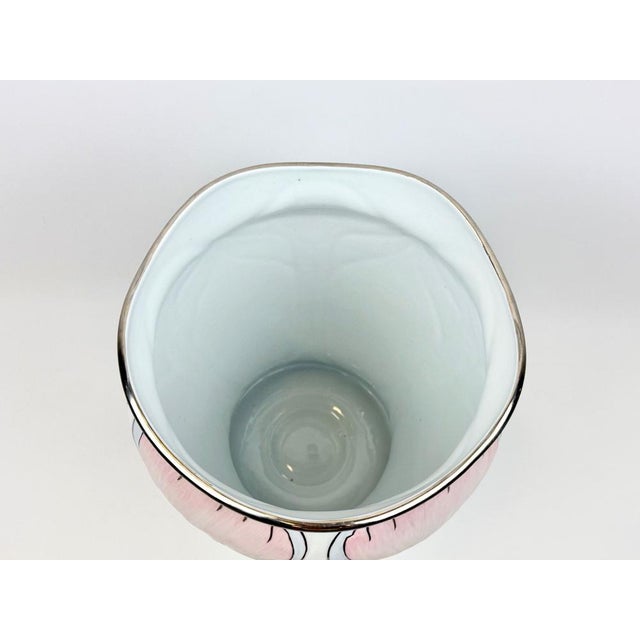 Jugendstill Iris Porcelain Vase by Nagel, 1900s For Sale - Image 9 of 13