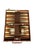 Vintage Mid-Century Tartan Backgammon Game Set in Travel Case For Sale - Image 13 of 18