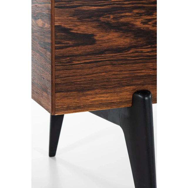 1950s Scandinavian Modern Rosewood Desk by Hadar Schmidt, 1950s For Sale - Image 5 of 15