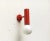 Mid-Century Modern Minimalist Red Wall Lamps, Set of 2 For Sale - Image 4 of 18