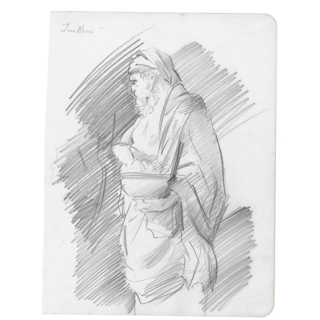 Traditional 1957 Sculpture Drawing by Charles Mount For Sale - Image 3 of 3