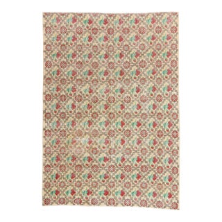 Zeki Muren Vintage Turkish Sivas Rug, 07'05 X 10'04 For Sale
