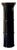 Rl 11 Cylindrical Pedestal in Licorice Glossy Varnished Aluminum by Caspal For Sale