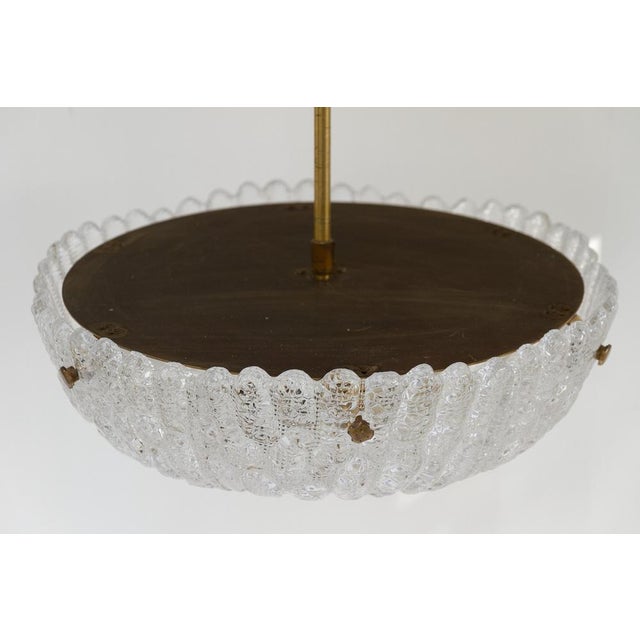 Metal Scandinavian Modern Orrefors Embassy Crystal Chandelier by Carl Fagerlund, 1960s. For Sale - Image 7 of 18