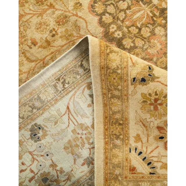 Mogul Collection Hand-Knotted Area Rug - Ivory Collection 8' 1" X 9' 10" For Sale In New York - Image 6 of 10
