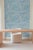 Mahjong Tile Grasscloth Wallpaper by House Party | Bam Blue | 6 Yards For Sale - Image 4 of 8
