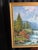 Rustic Mid 20th Century Large 39" Vintage W. Chapman Mountain Oil – Heavy Texture For Sale - Image 3 of 11