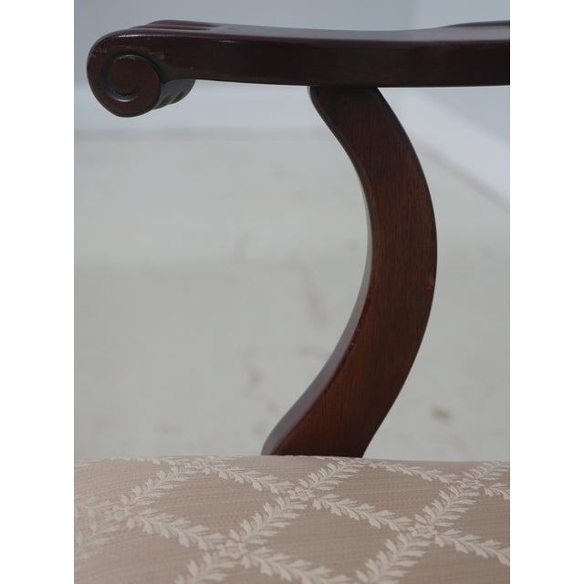 Wood Set of 8 Henkel Harris Mahogany Dining Chairs For Sale - Image 7 of 18