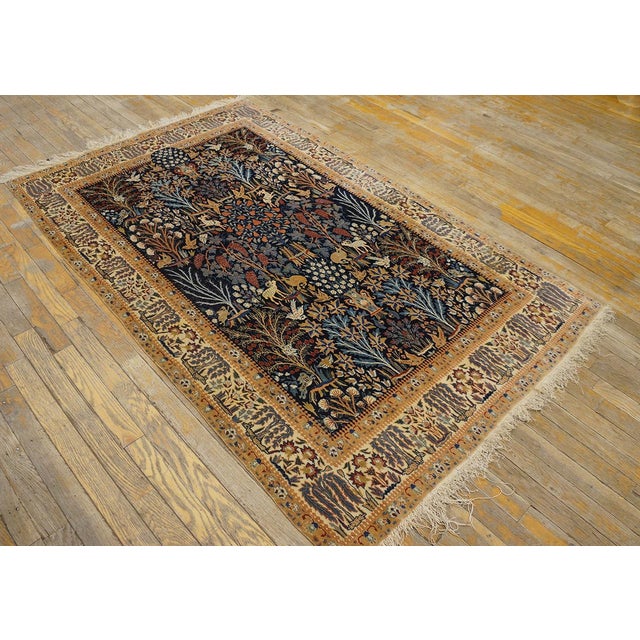 Mid 20th Century Persian Nain Carpet 3'9" x 5'9" General Rug Type: Persian Formal Specific Rug Type: Naeen Circa: 1940...