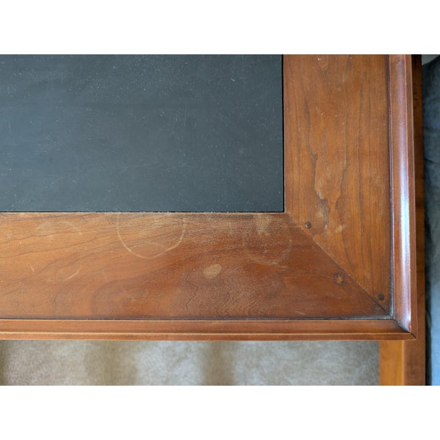 Late 20th Century Eldred Wheeler Slate Top Queen Anne Lowboy For Sale - Image 11 of 14