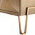 Gold Dresser in Washed Oak Veneer and Brushed Brass Finish For Sale - Image 8 of 10