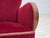Danish Armchair in Red Velour and Oak, 1950s For Sale - Image 15 of 17