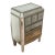 Reduced -Small Mirrored Commode Chest of Drawers For Sale