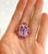 Classic Italian Bochic Vintage "Capri" Amethyst & Topaz Ring Set In 18K Gold & Silver Natural Purple Amethyst Radiant Cut...