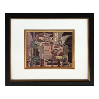 Braque 1946 Interieur 8 Framed For Sale