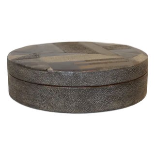 Round Geometric Pattern Box For Sale
