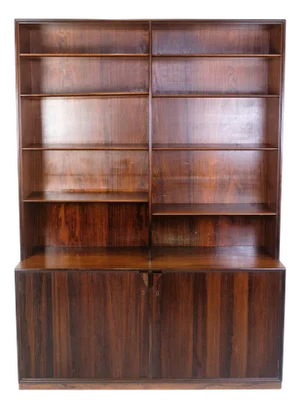 Bookcase in Rosewood by Frode Holm for Illums Bolighus, Copenhagen, 1960