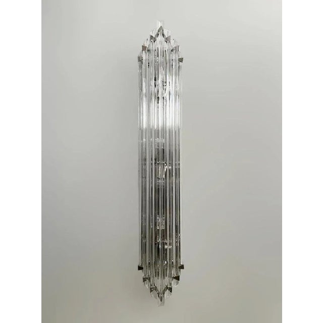 Not Yet Made - Made To Order 21st Century Maestoso Murano Triedri Glass Rod Sconce by Fabio LTD For Sale - Image 5 of 12