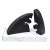 Vintage Abstract Signed Jean Arp Style Bronze Sculpture on White Carrara Marble Base For Sale