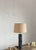 Black Robert Sonneman Cylindrical Marble Lamp For Sale - Image 8 of 15